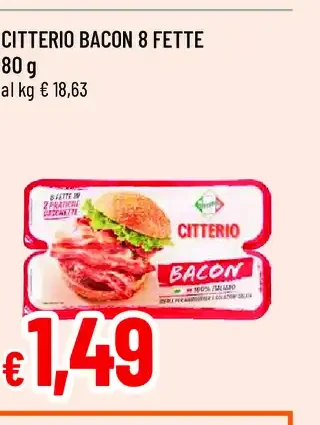 Citterio Bacon 8 Fette