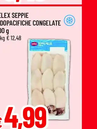 Selex Seppie Indopacifiche Congelate
