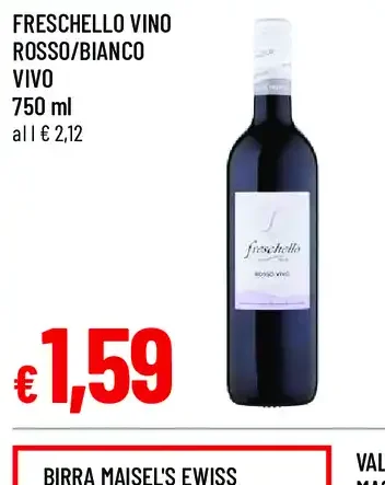 Freschello vino rosso/bianco vivo