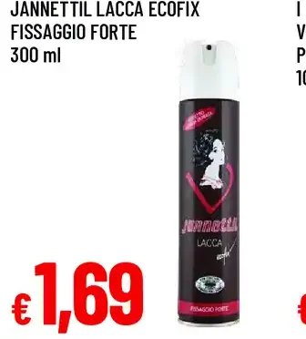Jannettill lacca Ecofix fissaggio forte