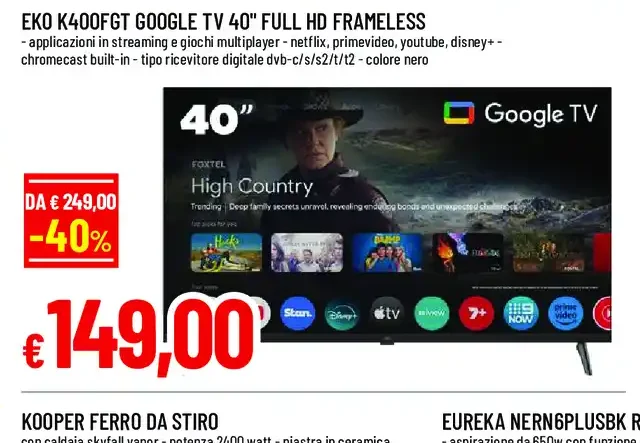 Eko K400FQ Google TV 4K UHD