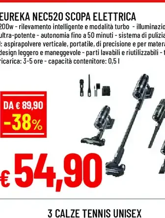 Eureka NEC520 scopa elettrica