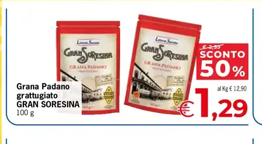 Grana padano grattugiato
