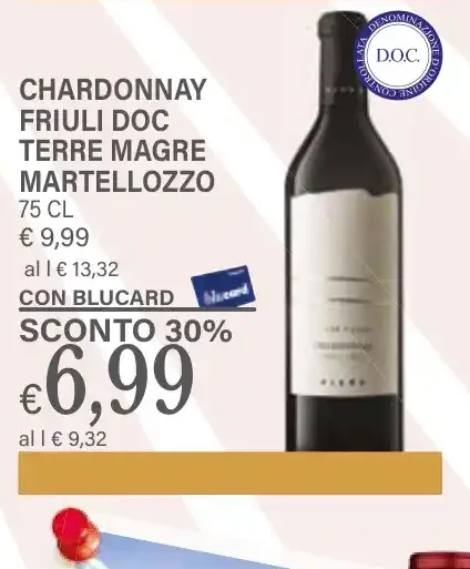 Chardonnay Friuli DOC Terre Magre Martellozzo