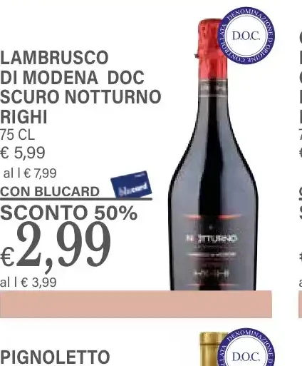 Lambrusco di Modena DOC Scuro Notturno Righi