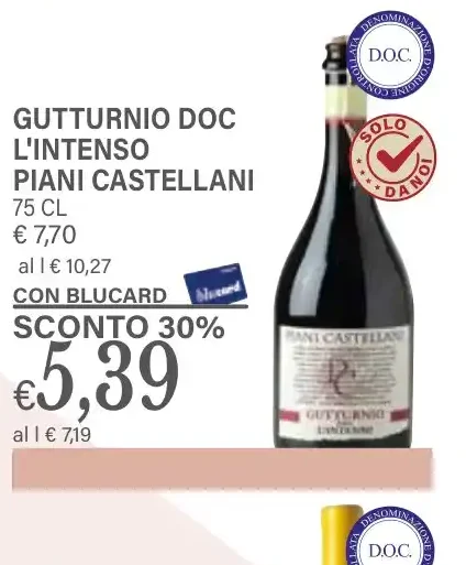 Gutturnio DOC L'Intenso Piani Castellani
