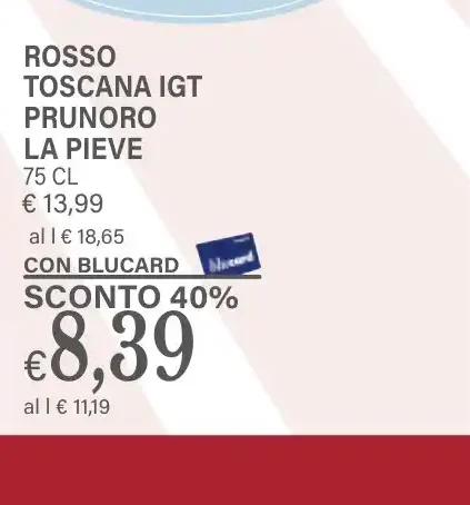 Rosso Toscana IGT Prunoro La Pieve