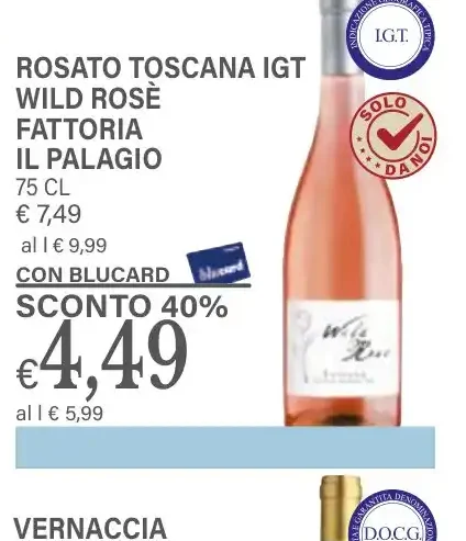 Rosato Toscana IGT Wild Rosé Fattoria Il Palagio