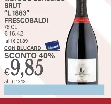 Spumante Metodo Classico Brut L 1863 Frescobaldi