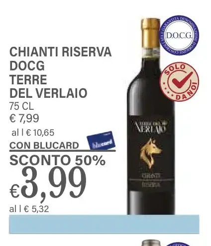 Chianti Riserva DOCG Terre del Verlaio