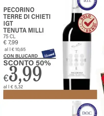 Pecorino Terre di Chieti IGT Tenuta Milli