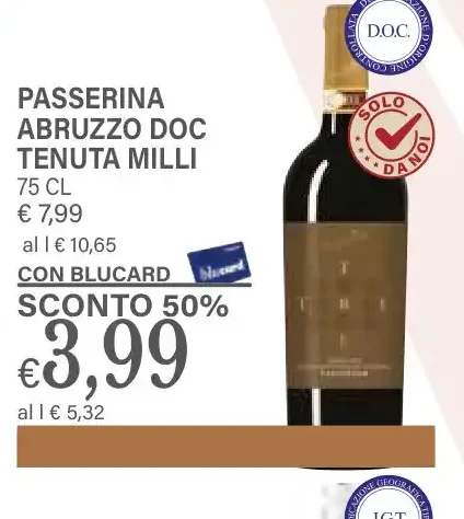 Passerina Abruzzo DOC Tenuta Milli