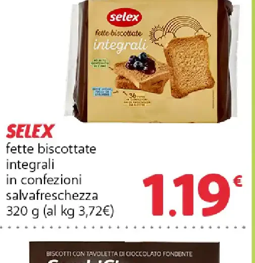 Fette biscottate integrali