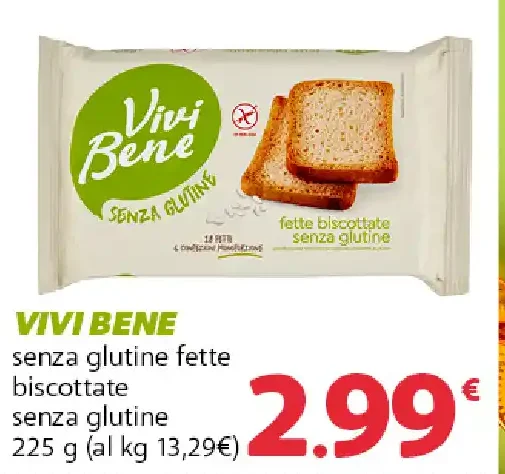 Fette biscottate senza glutine