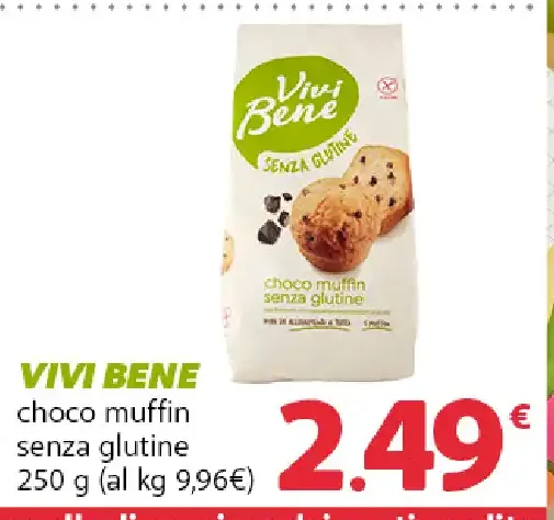 Choco muffin senza glutine