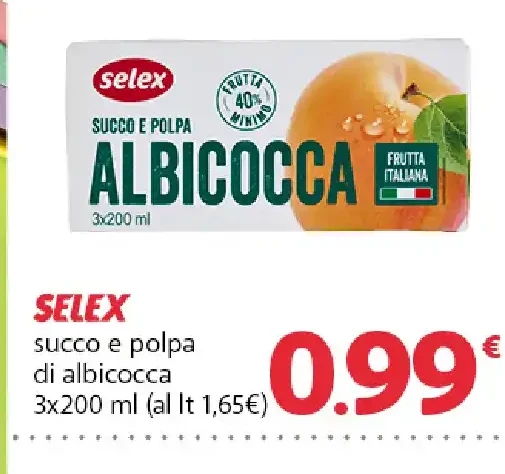 succo e polpa di albicocca