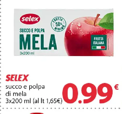 succo e polpa di mela