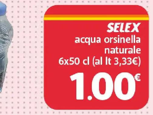 acqua naturale