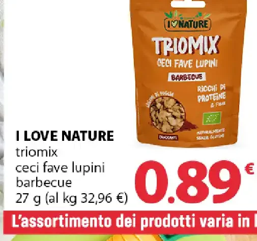 triomix ceci fave lupini barbecue