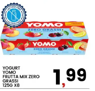 Yogurt Yomo frutta mix zero grassi