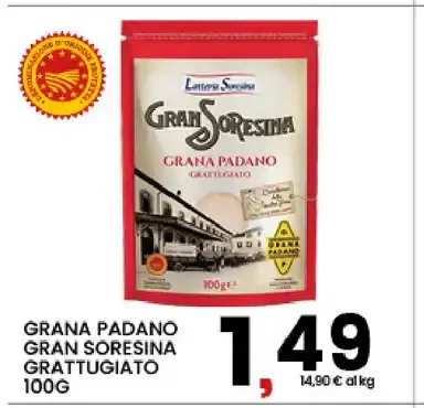 Grana Padano Gran Soresina grattugiato
