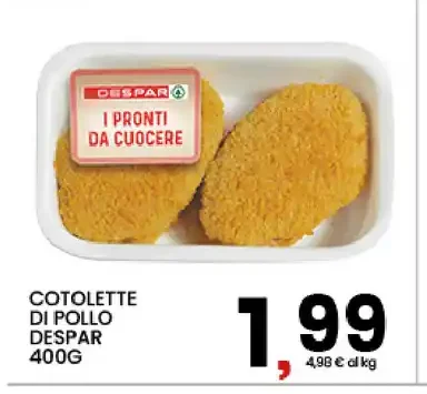 Cotolette di pollo Despar
