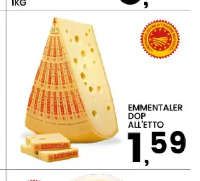 Emmentaler DOP all'etto