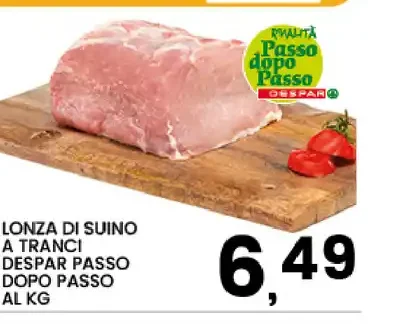 Lonza di suino a tranci Despar Passo dopo Passo