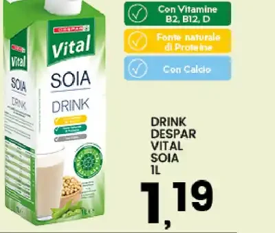 Drink Despar Vital soia