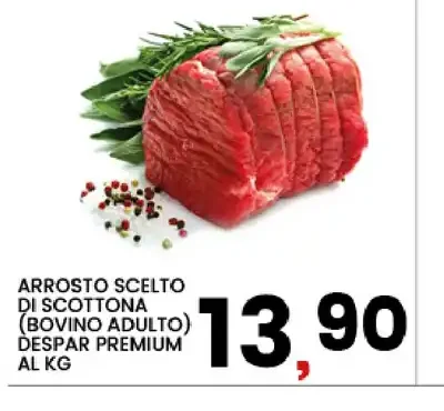 Arrosto scelto di scottona