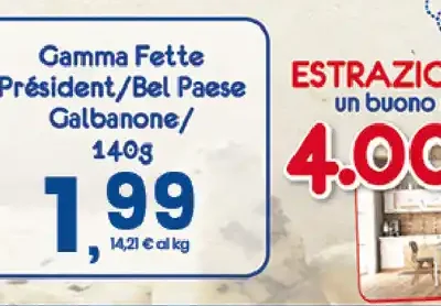 Fette President Bel Paese Galbanone