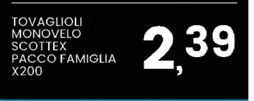 Tovaglioli Monovelo Scottex pacco famiglia