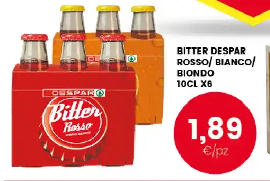 Bitter Despar rosso/bianco