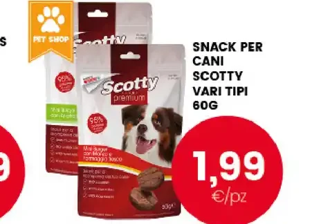 Snack per cani Scotty vari tipi