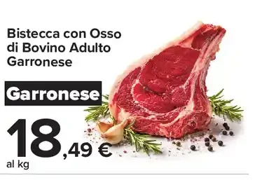 Bistecca con osso di bovino adulto Garronese