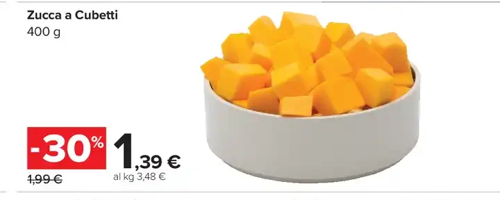 Zucca a Cubetti