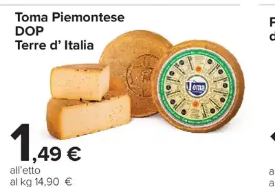 Toma Piemontese DOP Terre d'Italia