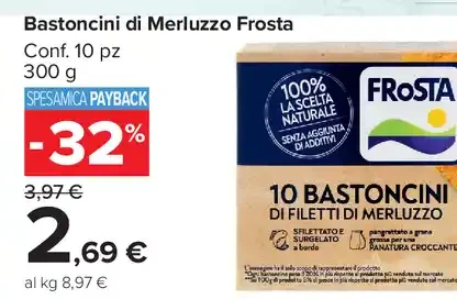 Bastoncini di Merluzzo Frosta