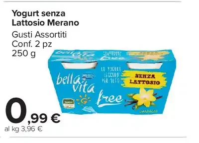 Yogurt senza Lattosio Merano