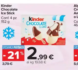 Kinder Chocolate Ice Stick