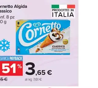 Cornetto Algida Classico