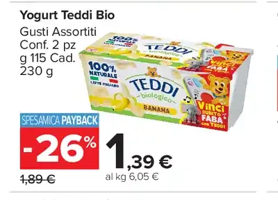 Yogurt Teddi Bio
