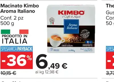 Macinato Kimbo Aroma Italiano