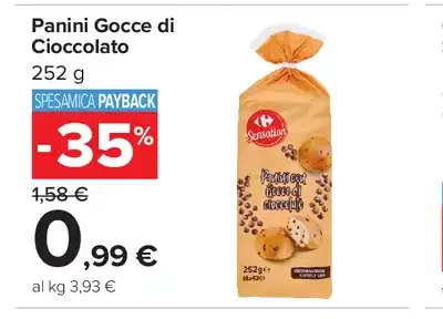 Panini Gocce di Cioccolato
