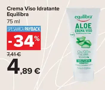Crema viso idratante Equilibra