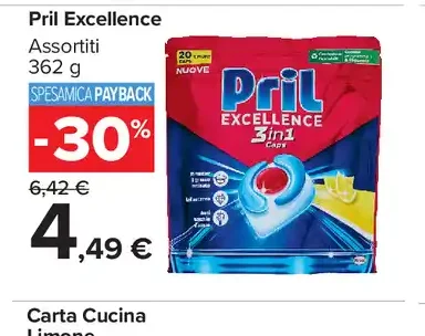 Capsule lavastoviglie Pril Excellence