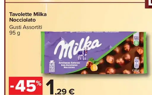 Tavolette Milka Nocciolato