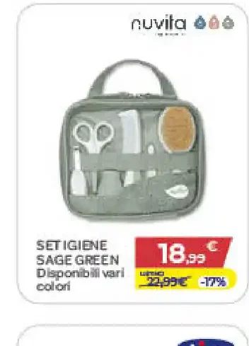 Set igiene Sage Green