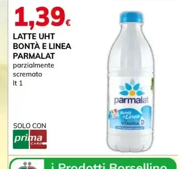 Latte UHT bontà e linea