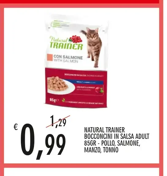 Natural Trainer bocconcini in salsa adult